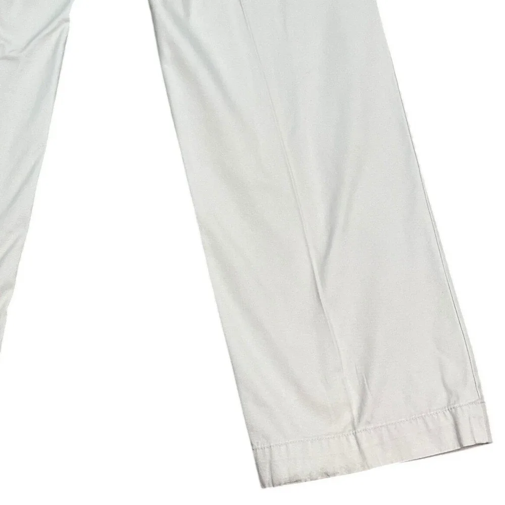 Banana Republic Chino Pants Mens 32x30 Khaki Straight Leg Flat Front‎ Twill EUC